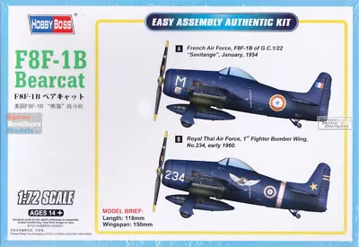 HBS87268 1:72 Hobby Boss F8F-1B Bearcat • $26.99