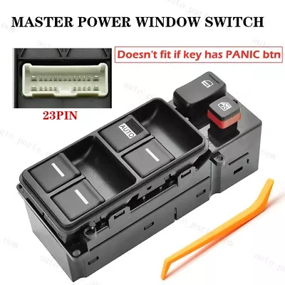 Power Window Master Switch 35750-SDA-H12 Replaced For Honda Accord 4Door 2003-07 • $29.55