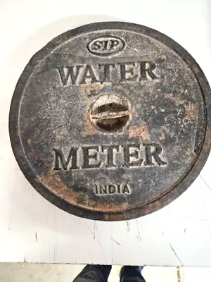 Vintage Cast Iron Water Meter Cover Lid 12.5  • $55