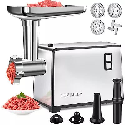 2500W Electric Meat Grinder Sausage Stuffer Maker Stainless Steel Food Grinde... • $77.84