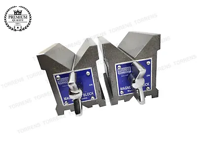 Precision Magnetic V Block Matched Pair Both Side V 80x70x60mm-3  Set Of Two Pc • $113.80