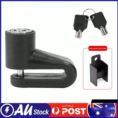 Electric Scooter Disc Brake Lock Anti Theft With Lock Frame For M365 (Black) • $9.79