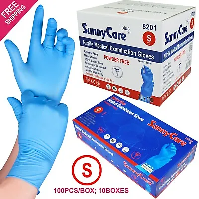 1000 SunnyCare #8201 Nitrile Exam Gloves Chemo-Rated (Powder Free Vinyl Latex) S • $38.99