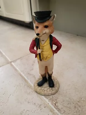 Vintage Aynsley England Bone China Mr Sir Charles Figurine Fox Animal Year 1984  • £14.99