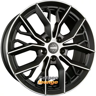 4x MOMO MAXIMO Matt Black Diamond Cut 7.5x17 ET40 5x114.3 • $728.49