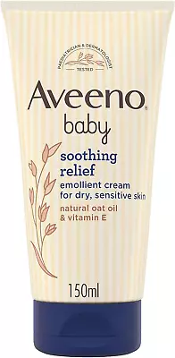 Aveeno Baby Soothing Relief Emollient Cream 150 Ml • £7.24