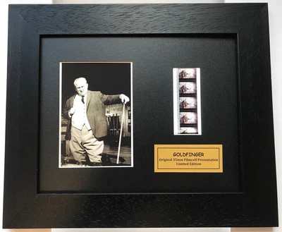 £29.99 • Buy James Bond 007 'GOLDFINGER' Original Film Cell Memorabilia V1*