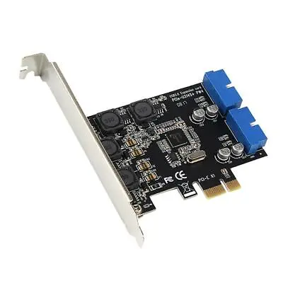 £19.39 • Buy Dual Internal 19Pin USB3.0 Port PCI-E Express Card Support Low Profile