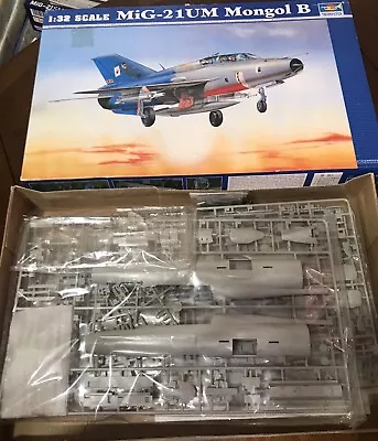 Trumpeter 1:32 MiG-21UM Fighter Plastic Model Kit New • $35