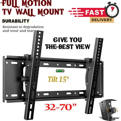 TV Wall Bracket Mount Tilt Full Motion For 32 40 42 50 55 58 60 65 70 TVs • £8.99