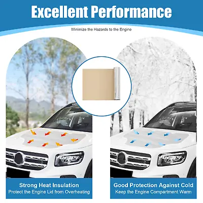 120 X40  Car Sound Deadening Heat Firewall Sound Deadener Vehicle Insulation Mat • $28