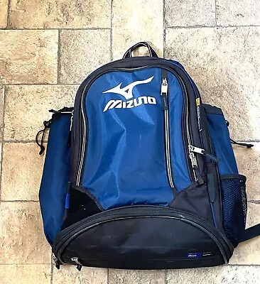 Mizuno Backpack Blue Organizer Bat Pack Series Baseball Bag • $21.99