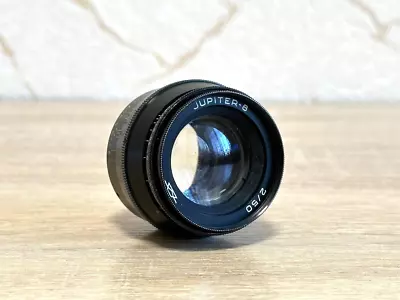 Lens Jupiter-8 2/50 M39 Black Vintage Rangefinder Lens Ussr Soviet For Zorki FED • $50