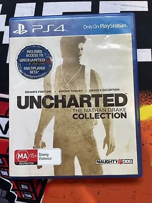  Uncharted  The Nathan Drake Collection! Sony Playstation 4 ! Pre Owned • $21.99