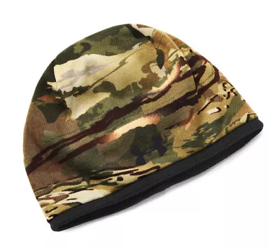 Under Armour 1343194 UA Men's ArmourFleece® Reversible Forest 2.0 Camo Beanie • $35