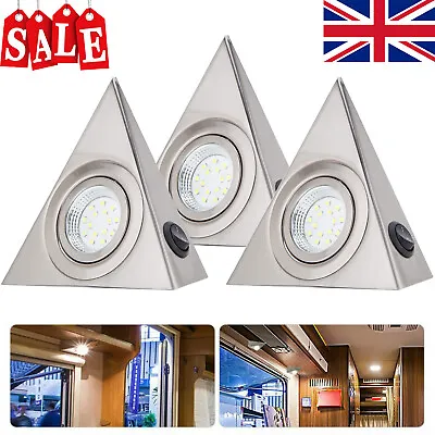 Mains Under Cabinet LED Lights Kitchen Cupboard Counter Cool Warm White Display • £5.63