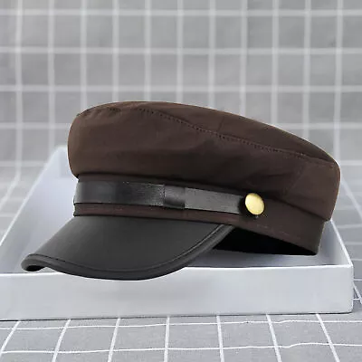 Captain Hat Sun Protection Keep Warm Women Winter Autumn Beret Flat Cap • $21.26