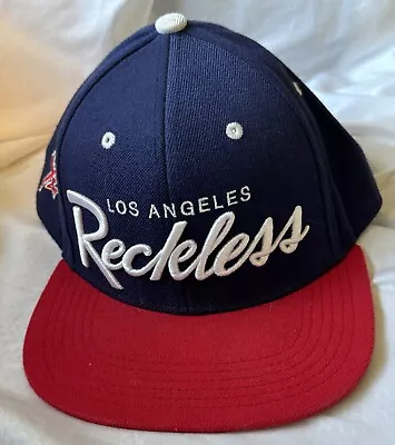 Y&R Young And Reckless Los Angeles Snapback Hat Red White & Blue • $17.95