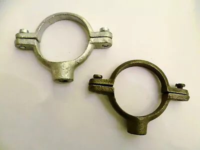 Malleable Iron MUNSEN Ring - Black Or Galvanised - ALL Sizes Pipe Clips Hangers • £63.07