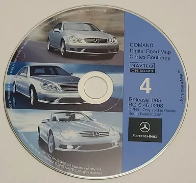 Mercedes Benz Navigation Map Gps Disc Cd 4 Part # Bq 646 0158 South Central • $47.99