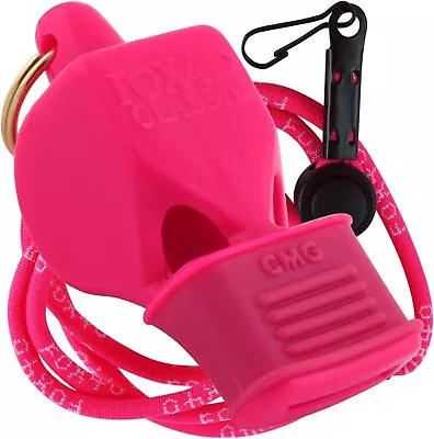 Fox 40 Classic CMG Pealess Safety Whistle 115 DB Pink 9603-0408 • $10.48