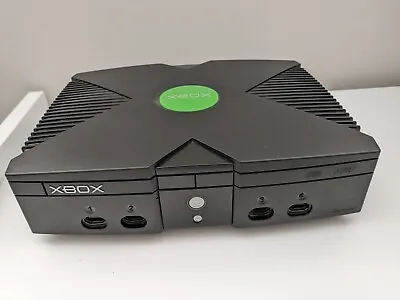 $110 • Buy Xbox Original Console Bundle + 2x Controllers + DVD Remote + Cables
