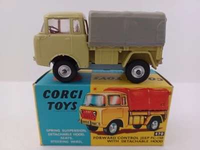 £64.95 • Buy CORGI TOYS 470 JEEP FC-150 With DETACHABLE HOOD + ORIGINAL BOX