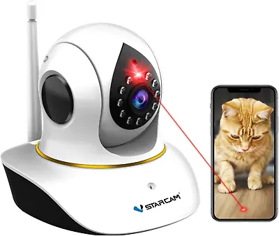 Pet Camera Vstarcam Cat Camera With Laser Wireless Dog Camera 1080P Cat Toys N • $67.99