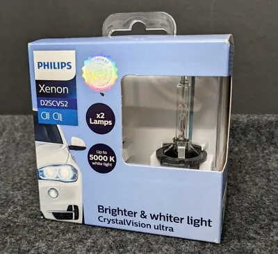 Philips D2SCVS2 85122CCS2 Ultra Xenon Bulb 5000K GENUINE NEW IN BOX • $135