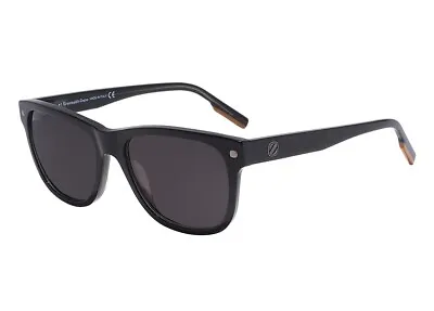 Ermenegildo Zegna EZ0196 05N Black Plastic Zeiss Sunglasses Frame 56-18-145 0196 • $171.60