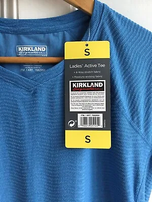 £2.20 • Buy Kirkland Signature Ladies Active T-shirt Nwt Costco Small