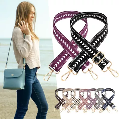 Wide Shoulder Bag Belt Strap Crossbody Adjustable Replacement Handbag Handle AU • $13.19