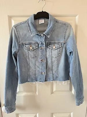 Riders By Lee Crop Denim Jacket Size 8 • $19.95