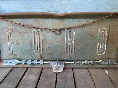 1960 Ford F100 Hood Badge & Spears • $250