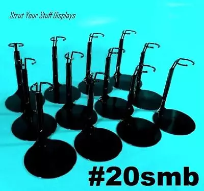 12  #20SMB BLACK Kaiser Stands NEW 7 - 8  Tall ACTION FIGR Slim MEGOSlim MARVEL • $29.25