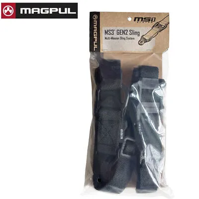 MAGPUL MS3 GEN2 Tactical Sling 1 Or 2 Point Adj MAG514-Black USA FAST FREE SHIP • $17.97