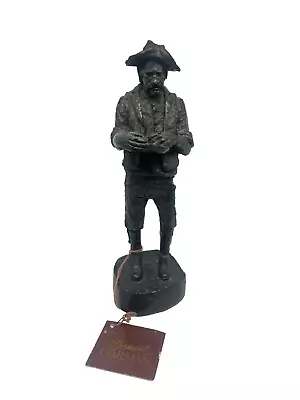 Vintage Michael Garman Signed Sculpture Miner Panning For Gold Original Tag • $29.99