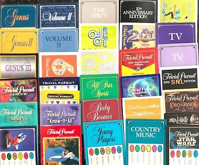 Trivial Pursuit Cards Pick 100 Card Decks As Low As 1.80 Each W HUGE Selection  • $2.57