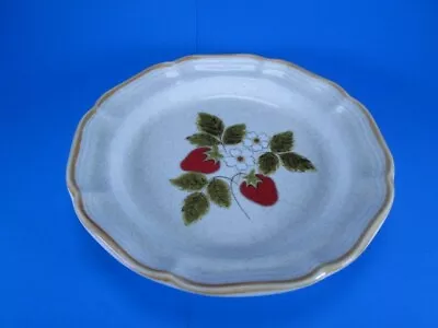 Vintage MIKASA Strawberry Festival 8  Salad Plate EB 801 Pattern *Free Shipping* • $12.99