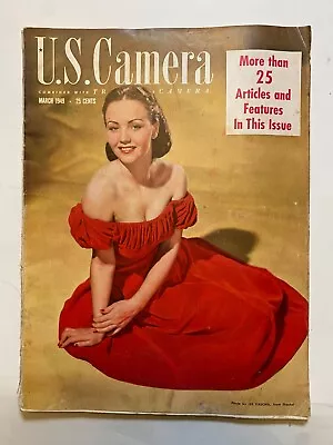 1949 US Camera Magazine Pinup Girl Beach Posing Model Vintage Hollywood • $19.99