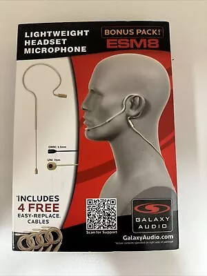 Galaxy Audio ESM8 Omnidirectional Headset Microphone - Beige • $80