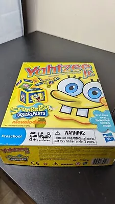 SpongeBob SquarePants Yahtzee Jr. Hasbro Nickelodeon Complete Set Game Night Fun • $5.99