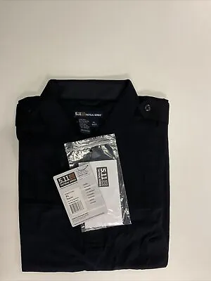 5.11 Tactical Polo Shirt Women's Small Short Sleeve Rapid PDU Uniform. Navy. XL • $30