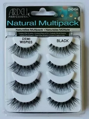 Ardell Demi Wispies False Eyelashes Multipack - 4 Pairs Of Natural Lashes Pack • £6.95