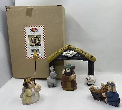 Eddie Walker Midwest Of Cannon Falls Small Nativity Set Of 4 Figurines Christmas • $23.99