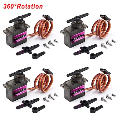 4PCS MG90D 9g Digital Servo Micro Metal Gear For RC Boat Car Helicopter Arduino • $18.21