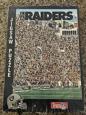 Vintage LA Raiders NFL Jigsaw Puzzle 513 Pieces Fandemonium John Holladay 1994 • $21.99