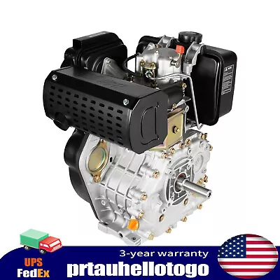 4 Stroke 406CC Diesel Engine Tiller Motor Air-Cool Agricultural Single Cylinder • $449.10