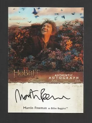 Martin Freeman Bilbo Baggins Signed Autograph Card The Hobbit Desolation Smaug • $189.43