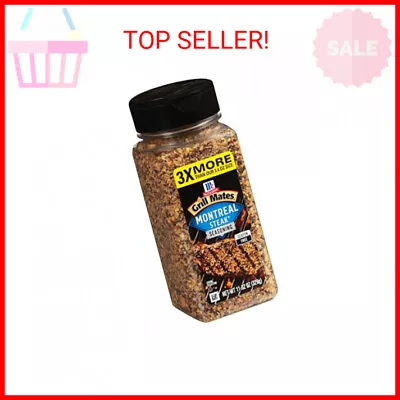 McCormick Grill Mates Montreal Steak Seasoning 11.62 Oz • $12.36